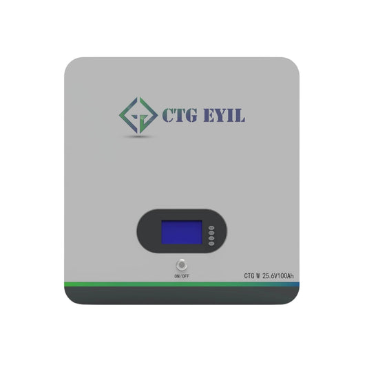 Wall Mount 25.6V 100Ah Lithium-Ion battery