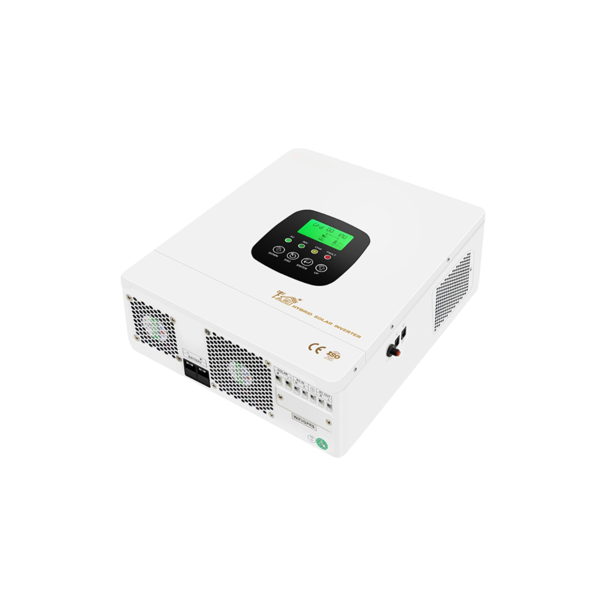 24V Combo - 24V 3.3kW Hybrid Inverter + 25.6V 100Ah Wall Mount Lithium Battery