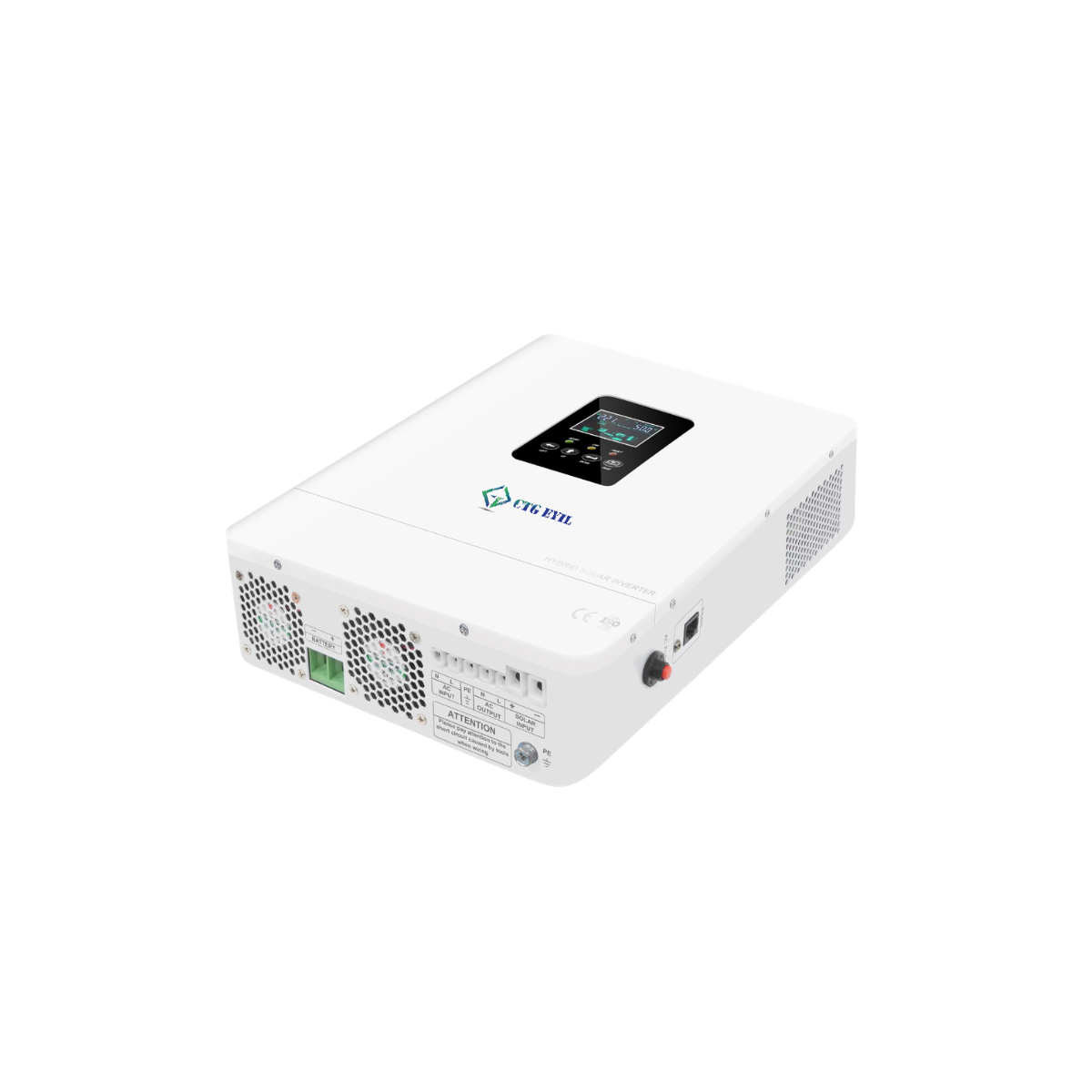 48V Combo - 48V 5kW Hybrid Inverter + 51.2V 100Ah Wall & Stack Mount Lithium Battery
