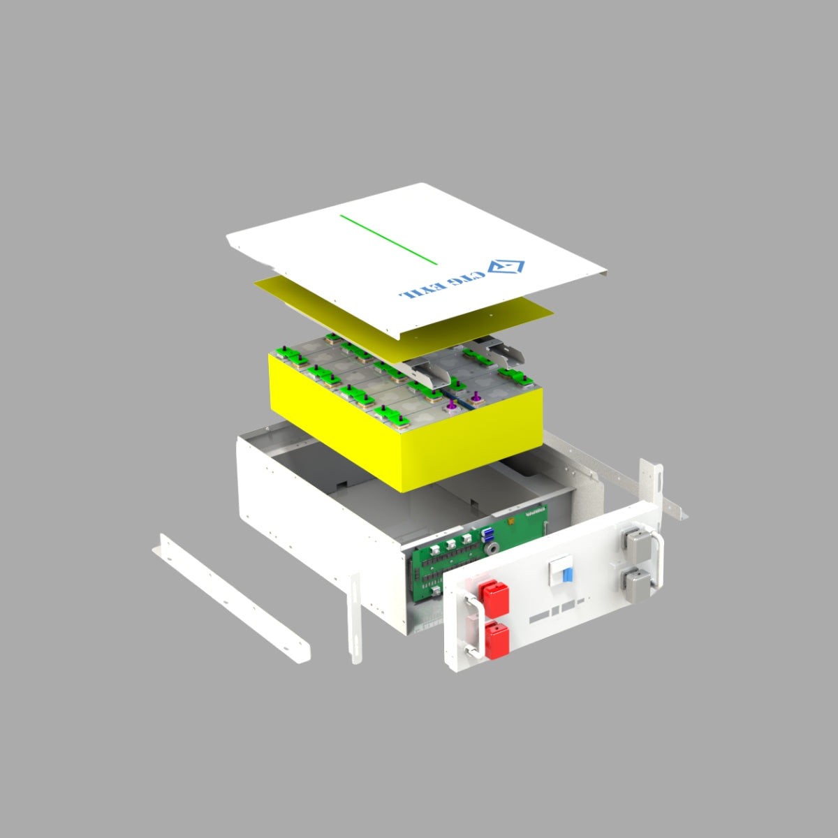 Stack Mount 51.2V 100Ah Lithium Ion Battery