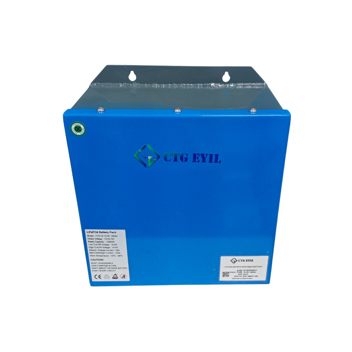 Wall Mount 12.8V 105Ah UPS lithium ion battery