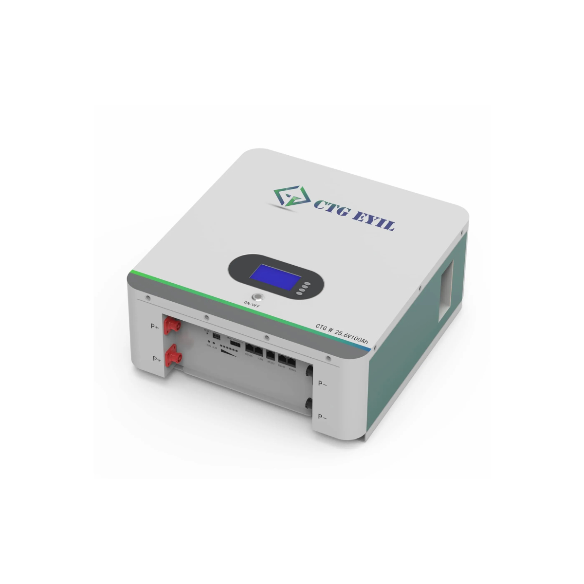 24V Combo - 24V 3.3kW Hybrid Inverter + 25.6V 100Ah Wall Mount Lithium Battery